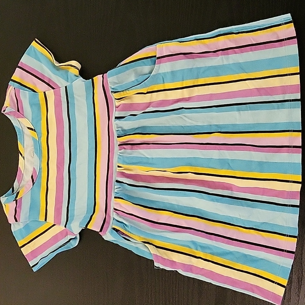 Wonder Nation Baby Dress Multicolor (Sz 2T)